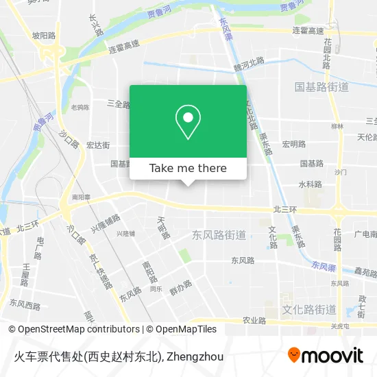 火车票代售处(西史赵村东北) map