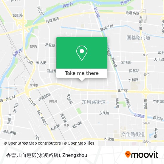 香雪儿面包房(索凌路店) map