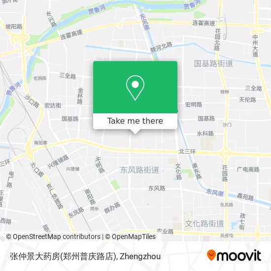 张仲景大药房(郑州普庆路店) map