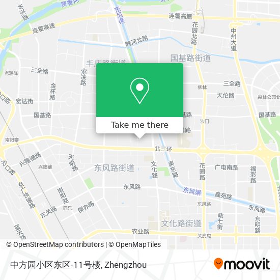 中方园小区东区-11号楼 map