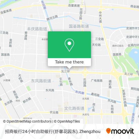 招商银行24小时自助银行(舒馨花园东) map