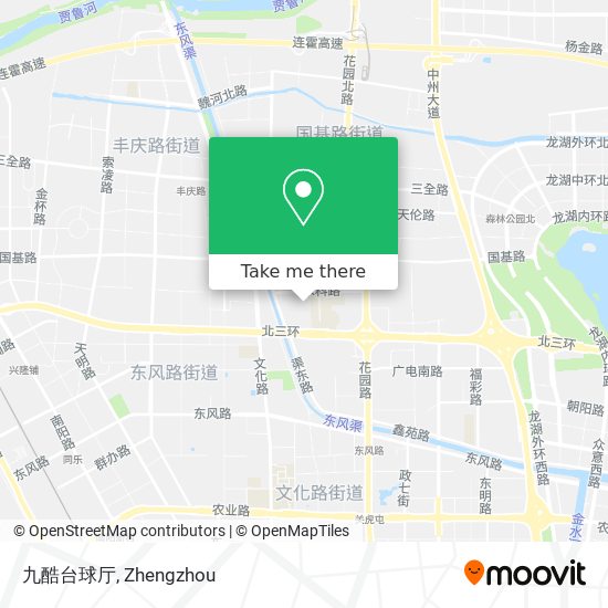 九酷台球厅 map