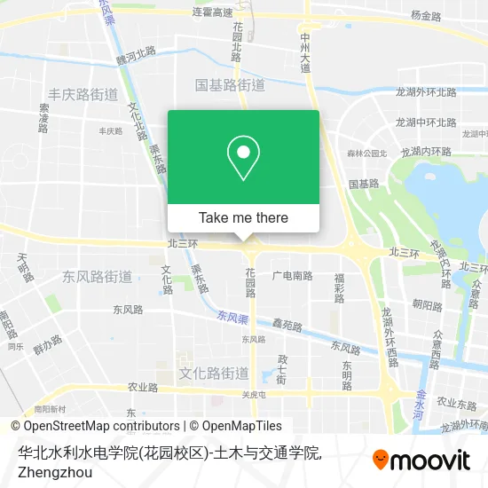 华北水利水电学院(花园校区)-土木与交通学院 map