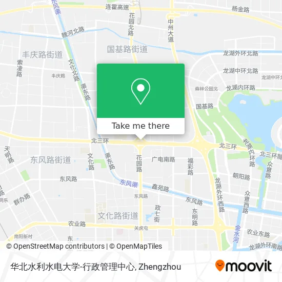 华北水利水电大学-行政管理中心 map