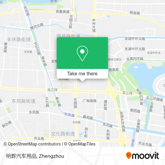 明辉汽车用品 map