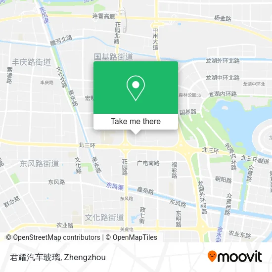 君耀汽车玻璃 map