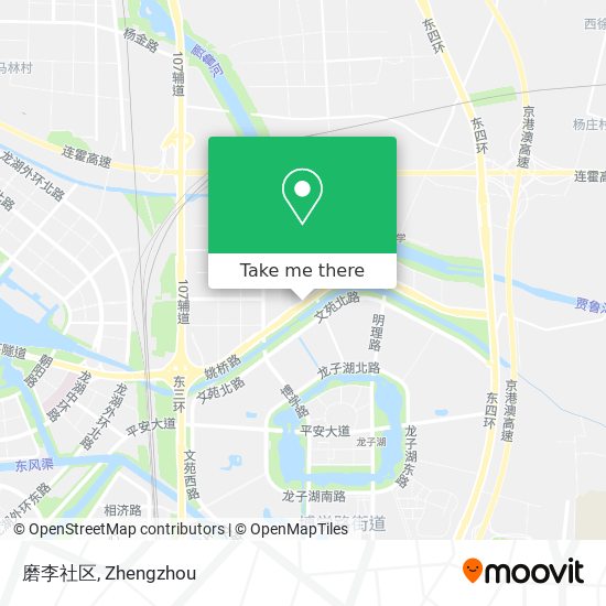 磨李社区 map