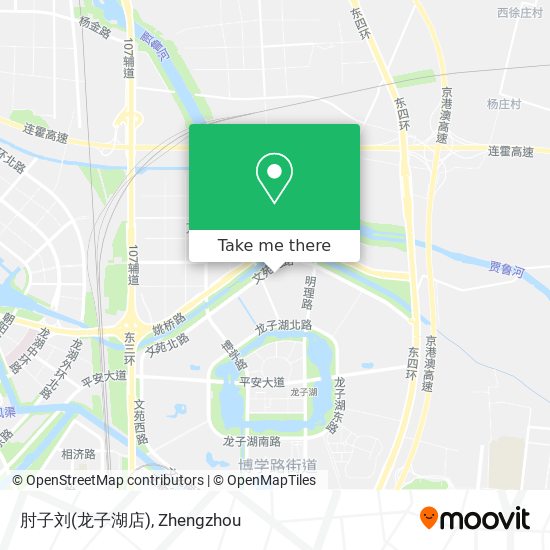 肘子刘(龙子湖店) map