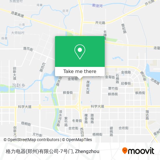 格力电器(郑州)有限公司-7号门 map