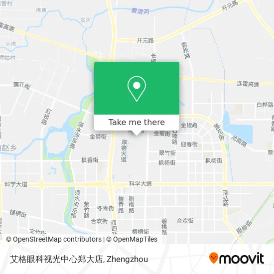艾格眼科视光中心郑大店 map
