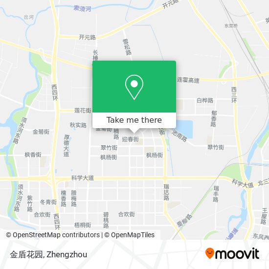 金盾花园 map