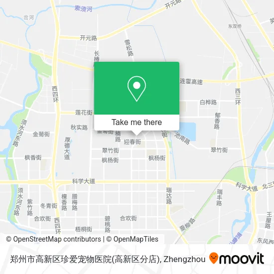 郑州市高新区珍爱宠物医院(高新区分店) map