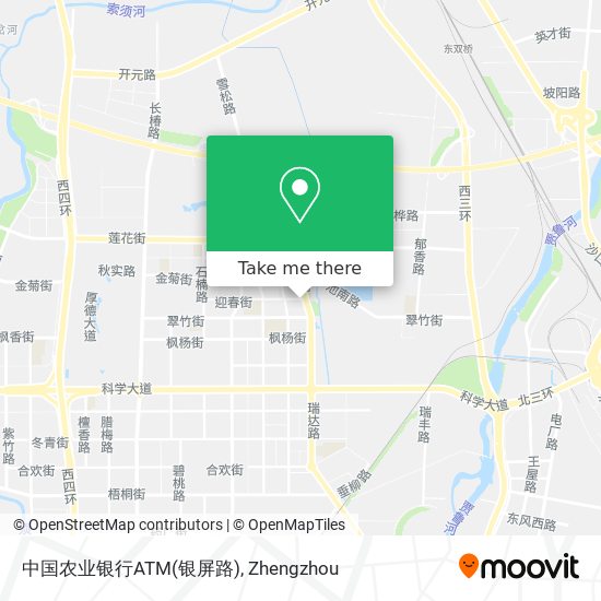 中国农业银行ATM(银屏路) map