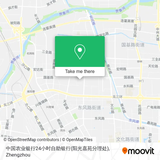 中国农业银行24小时自助银行(阳光嘉苑分理处) map