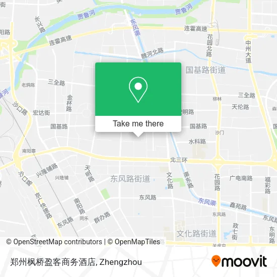 郑州枫桥盈客商务酒店 map