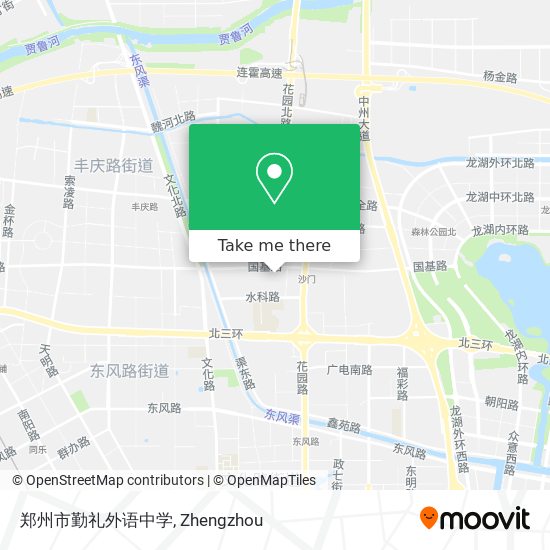 郑州市勤礼外语中学 map