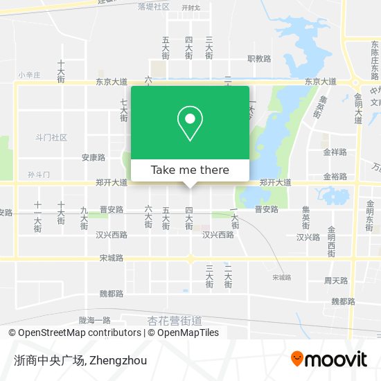 浙商中央广场 map