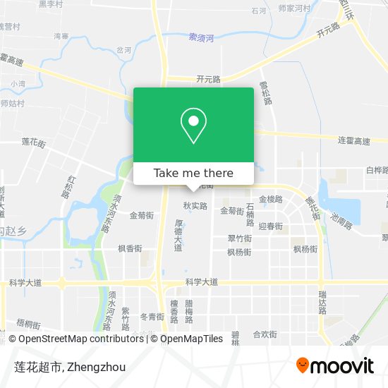 莲花超市 map