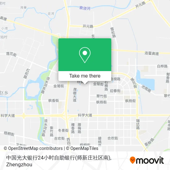 中国光大银行24小时自助银行(师新庄社区南) map