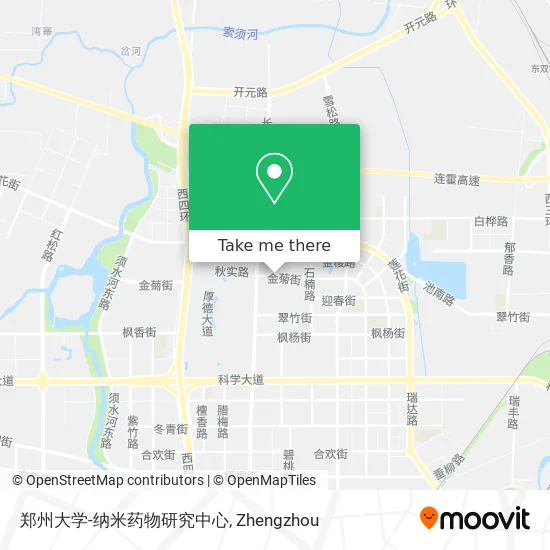 郑州大学-纳米药物研究中心 map