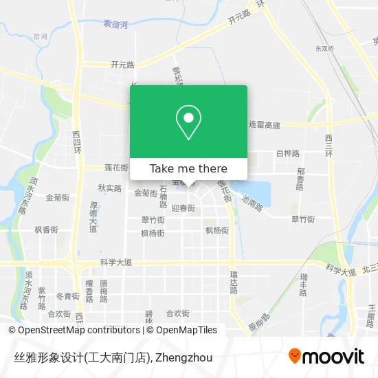 丝雅形象设计(工大南门店) map
