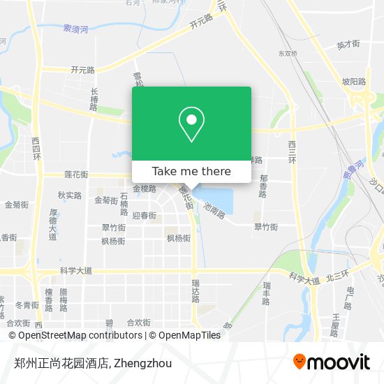 郑州正尚花园酒店 map