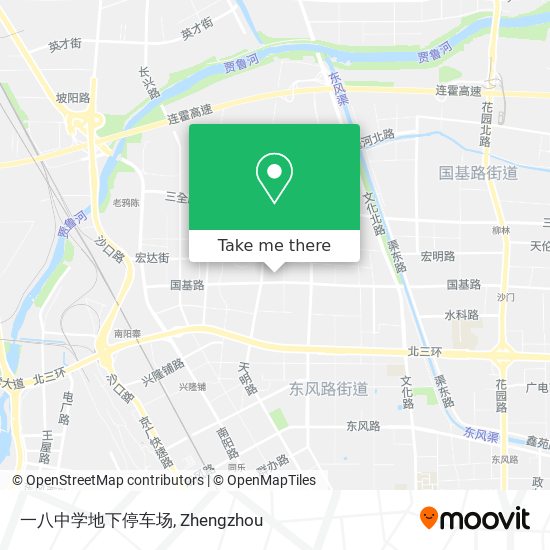 一八中学地下停车场 map