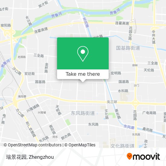 瑞景花园 map