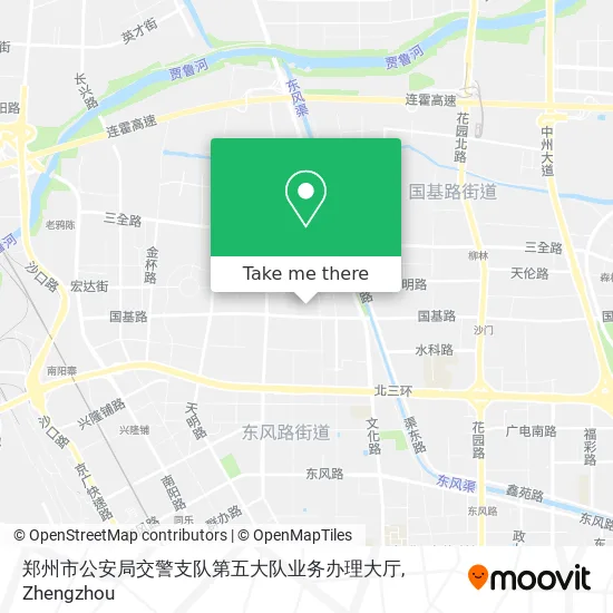 郑州市公安局交警支队第五大队业务办理大厅 map