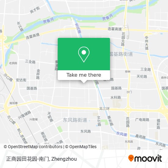 正商园田花园-南门 map