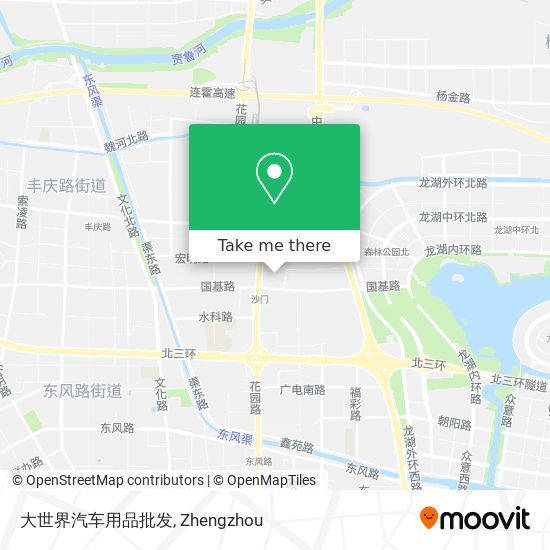 大世界汽车用品批发 map