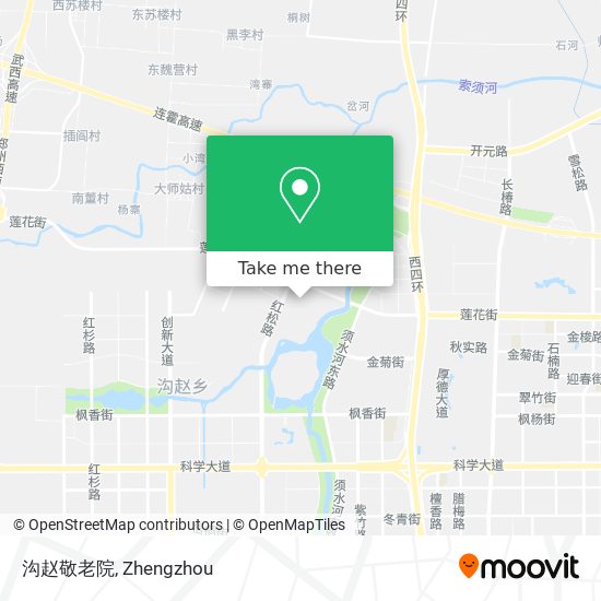 沟赵敬老院 map