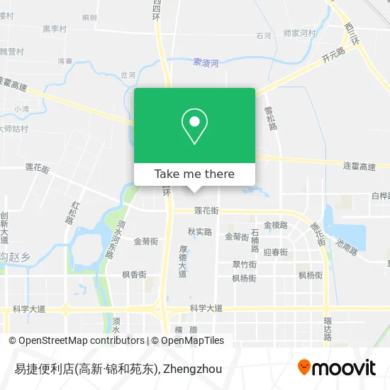 易捷便利店(高新·锦和苑东) map