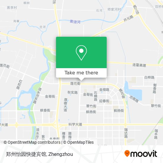 郑州怡园快捷宾馆 map