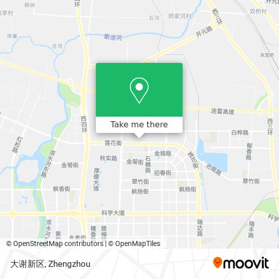 大谢新区 map