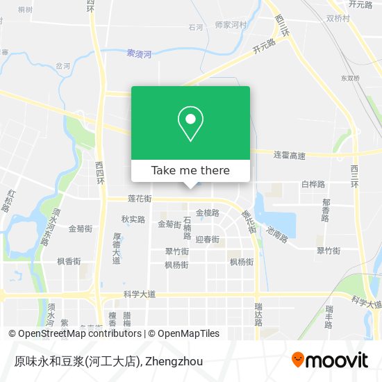 原味永和豆浆(河工大店) map