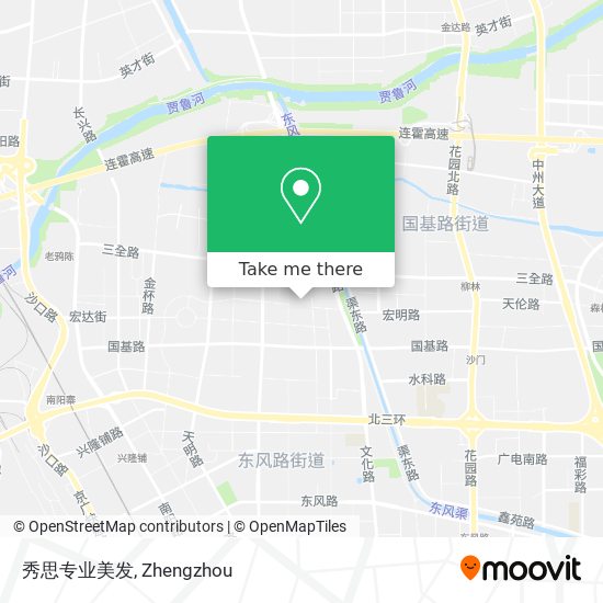 秀思专业美发 map