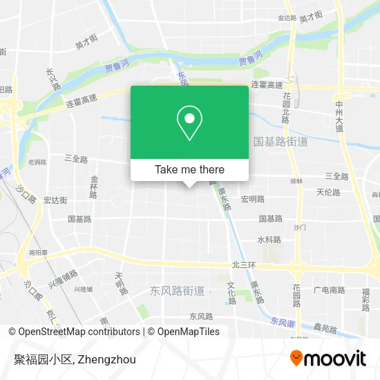 聚福园小区 map