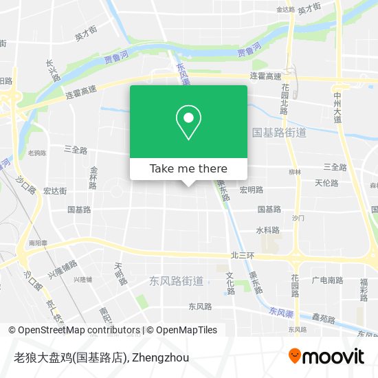 老狼大盘鸡(国基路店) map