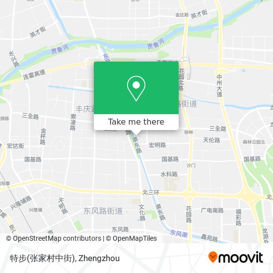 特步(张家村中街) map