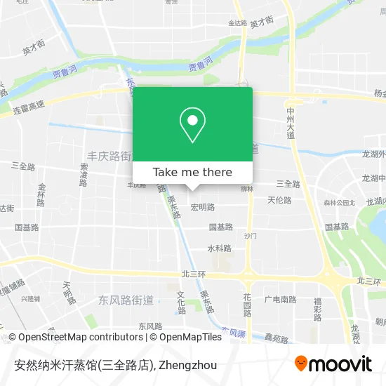 安然纳米汗蒸馆(三全路店) map