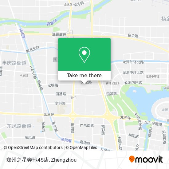 郑州之星奔驰4S店 map