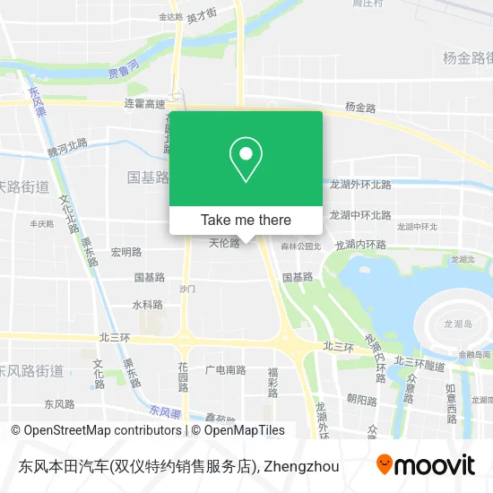 东风本田汽车(双仪特约销售服务店) map