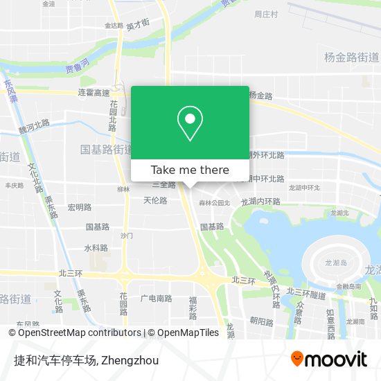 捷和汽车停车场 map
