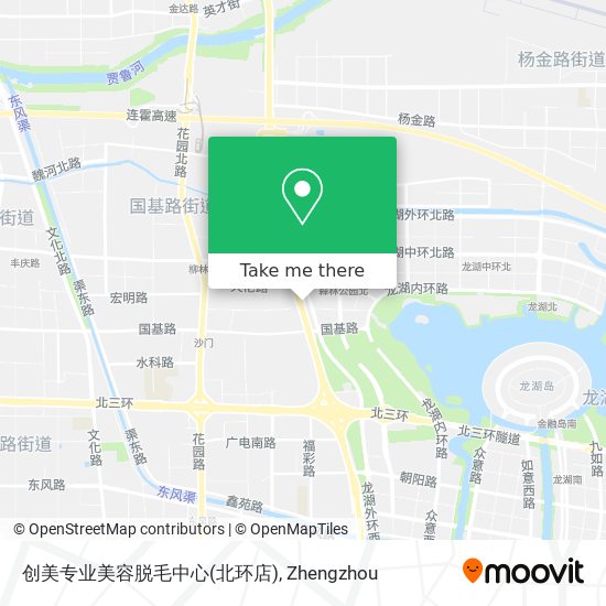 创美专业美容脱毛中心(北环店) map