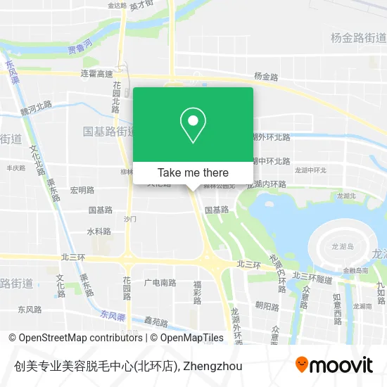 创美专业美容脱毛中心(北环店) map
