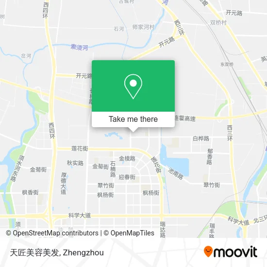 天匠美容美发 map