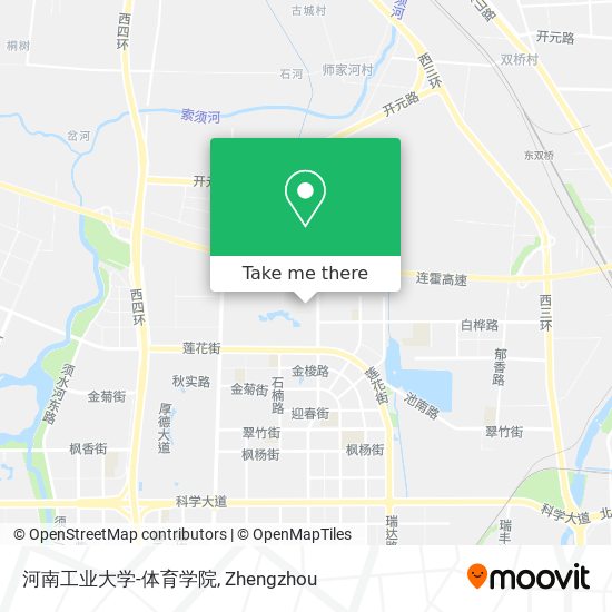 河南工业大学-体育学院 map