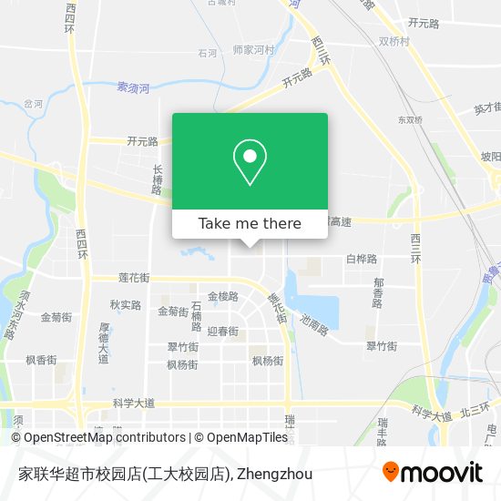 家联华超市校园店(工大校园店) map