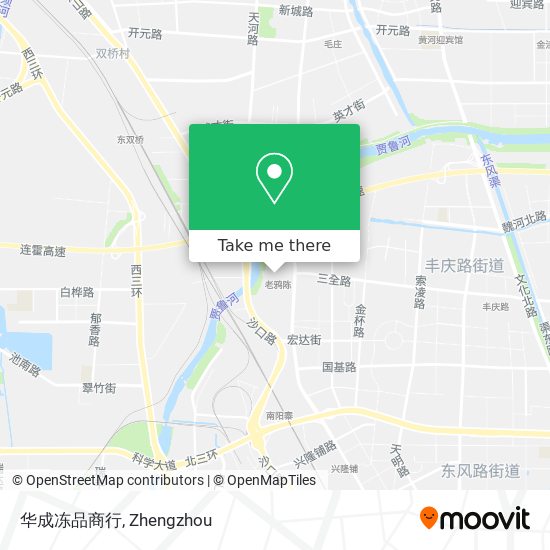 华成冻品商行 map